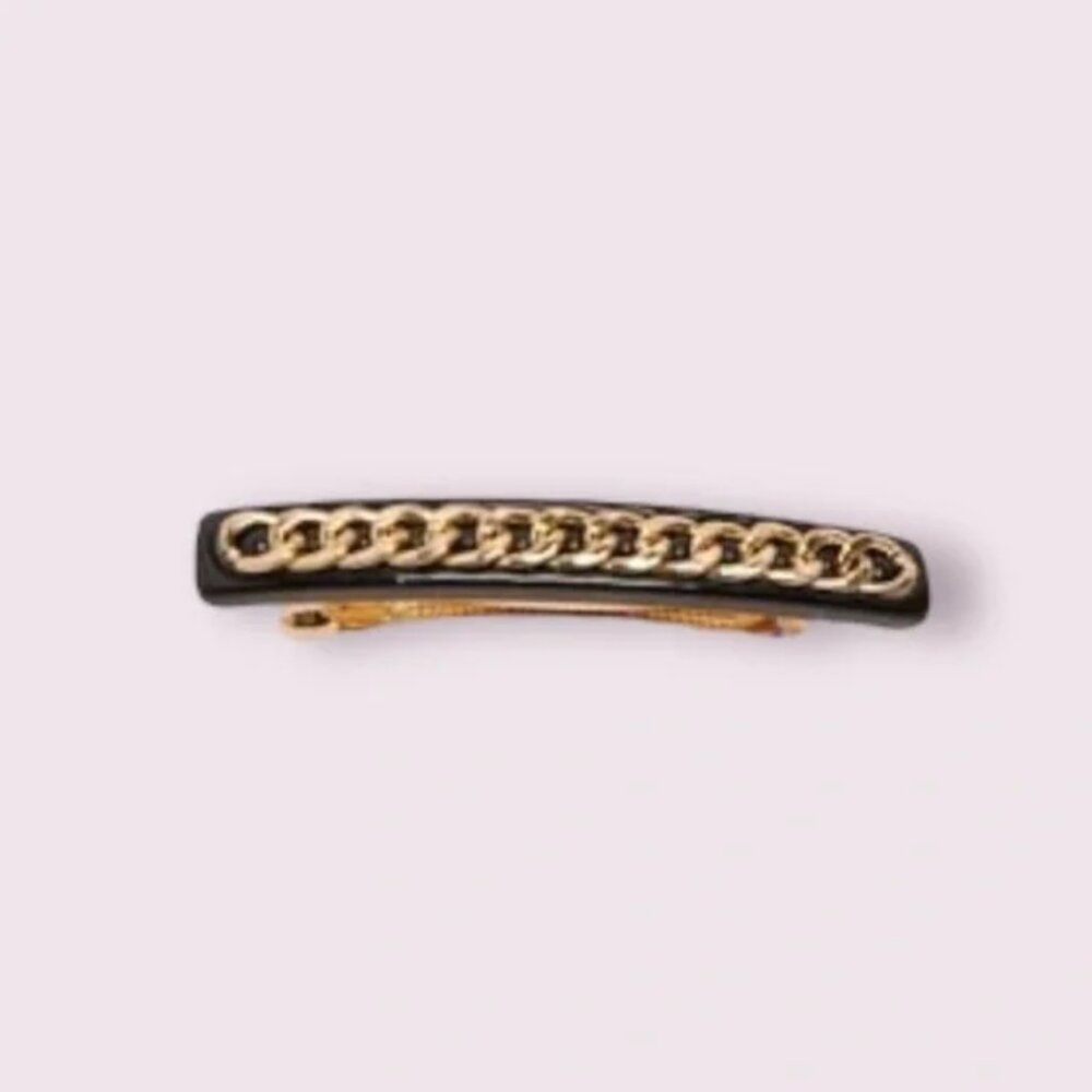 Gold and Black Hair Clip